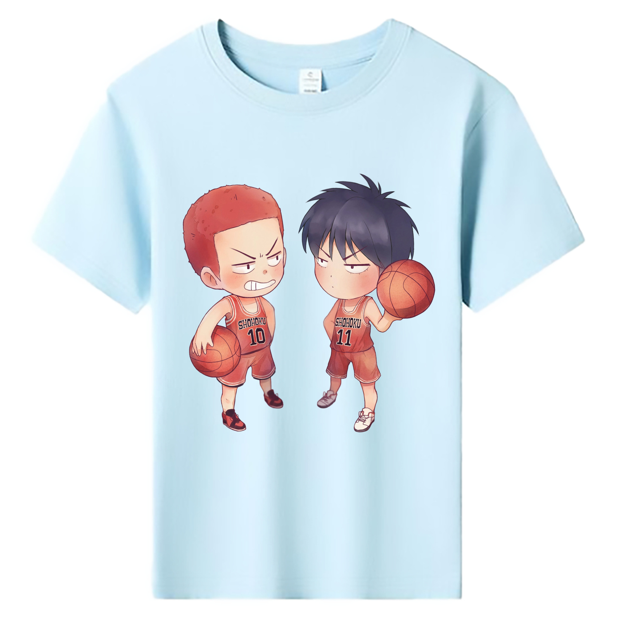 （画像用） SLAM DUNK／スラムダンク 綿100％キッズTシャツ（フロントプリント）